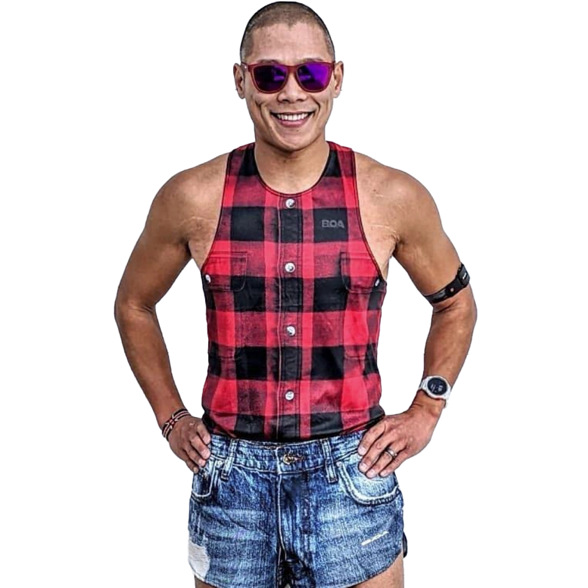 Herre Racerback Tanktop: Frihed i bevægelse, stilfuld og klar til enhver træning!